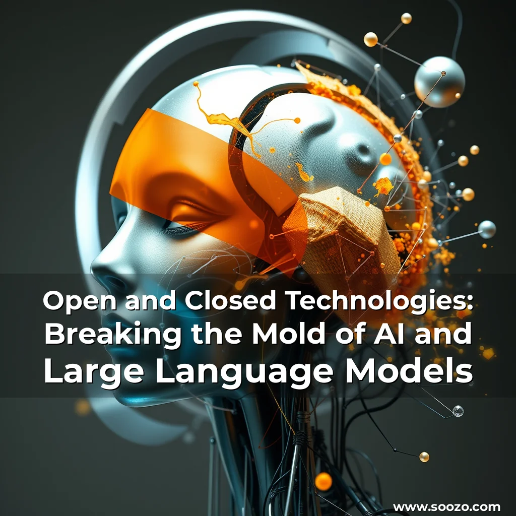 Artistic representation for Open and Closed Technologies: Breaking the Mold of AI and Large Language Models