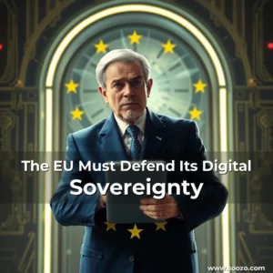 Artistic representation for The EU Must Defend Its Digital Sovereignty