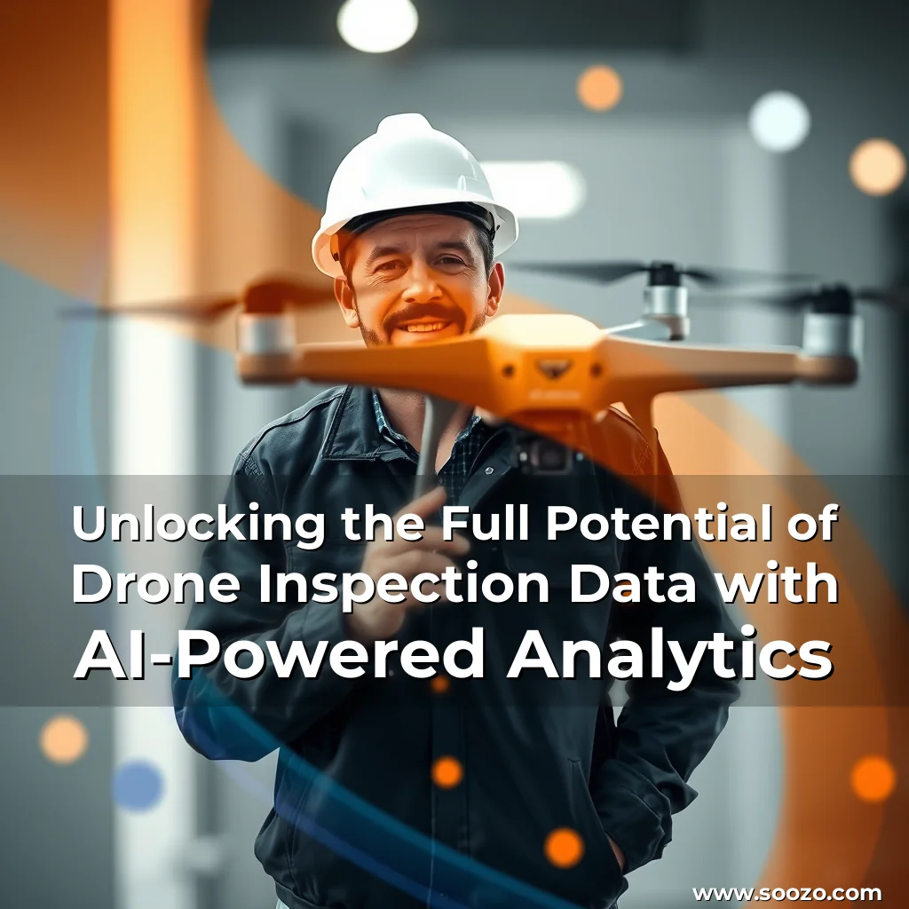 Artistic representation for Unlocking the Full Potential of Drone Inspection Data with AI-Powered Analytics