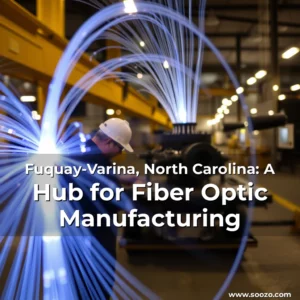 Artistic representation for Fuquay-Varina, North Carolina: A Hub for Fiber Optic Manufacturing