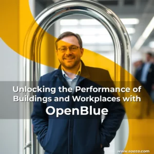 Artistic representation for Unlocking the Performance of Buildings and Workplaces with OpenBlue