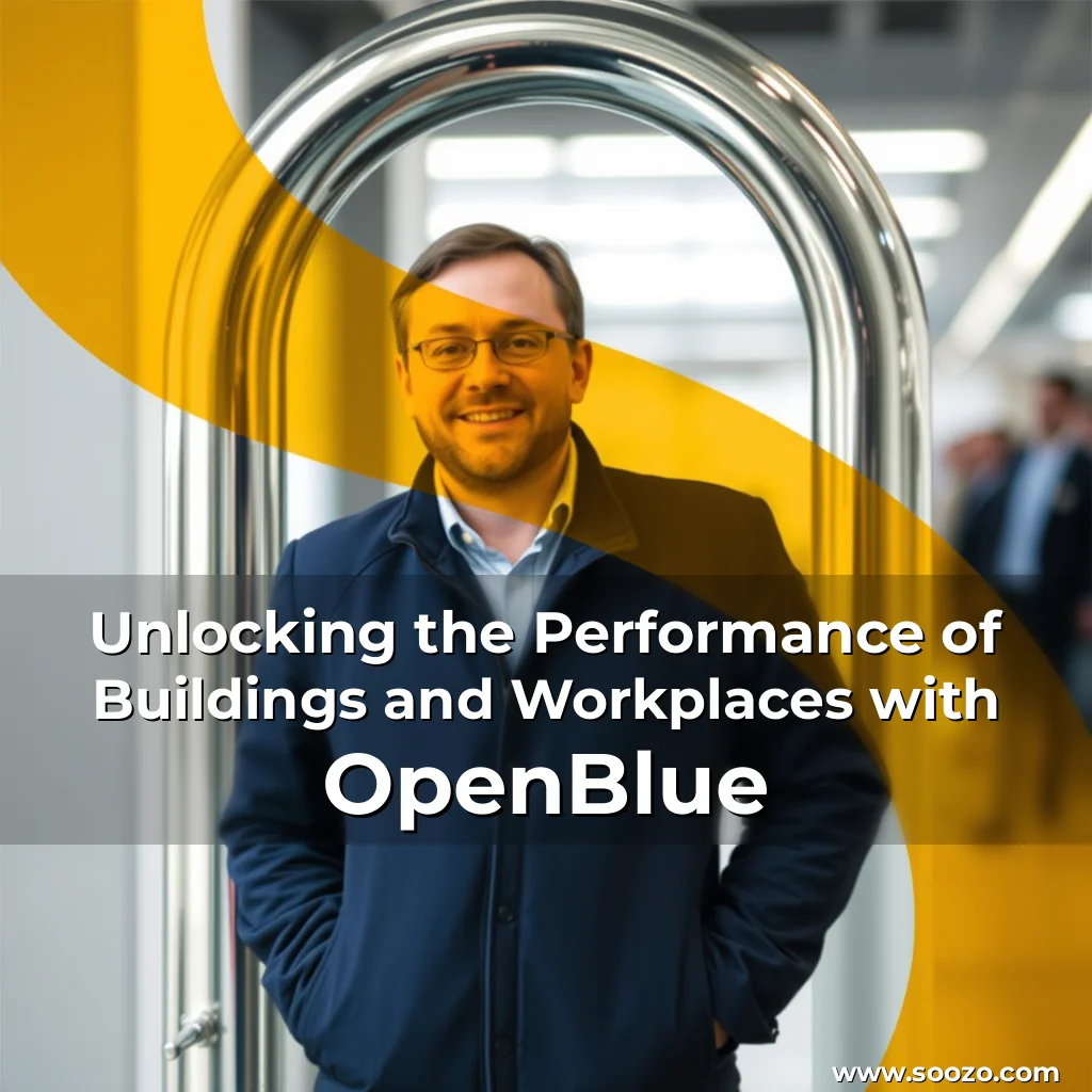 Artistic representation for Unlocking the Performance of Buildings and Workplaces with OpenBlue