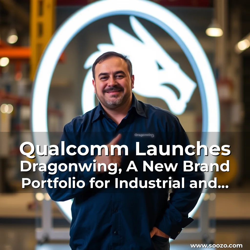 Artistic representation for Qualcomm Launches Dragonwing, A New Brand Portfolio for Industrial and Embedded Sectors