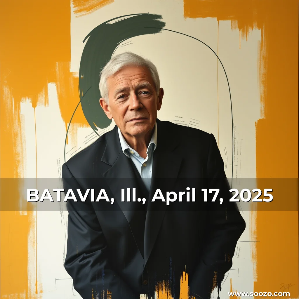 Artistic representation for BATAVIA, Ill., April 17, 2025