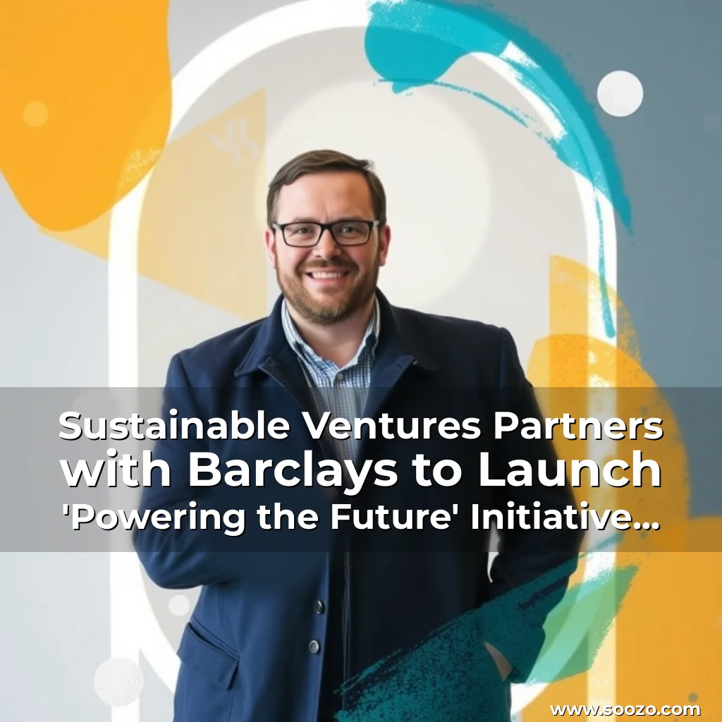 Artistic representation for Sustainable Ventures Partners with Barclays to Launch 'Powering the Future' Initiative for Scottish Climate Tech SMEs