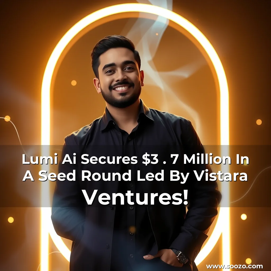 Artistic representation for Lumi Ai Secures $3 . 7 Million In A Seed Round Led By Vistara Ventures!