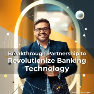 Artistic representation for Breakthrough Partnership to Revolutionize Banking Technology