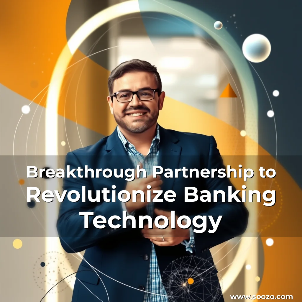 Artistic representation for Breakthrough Partnership to Revolutionize Banking Technology