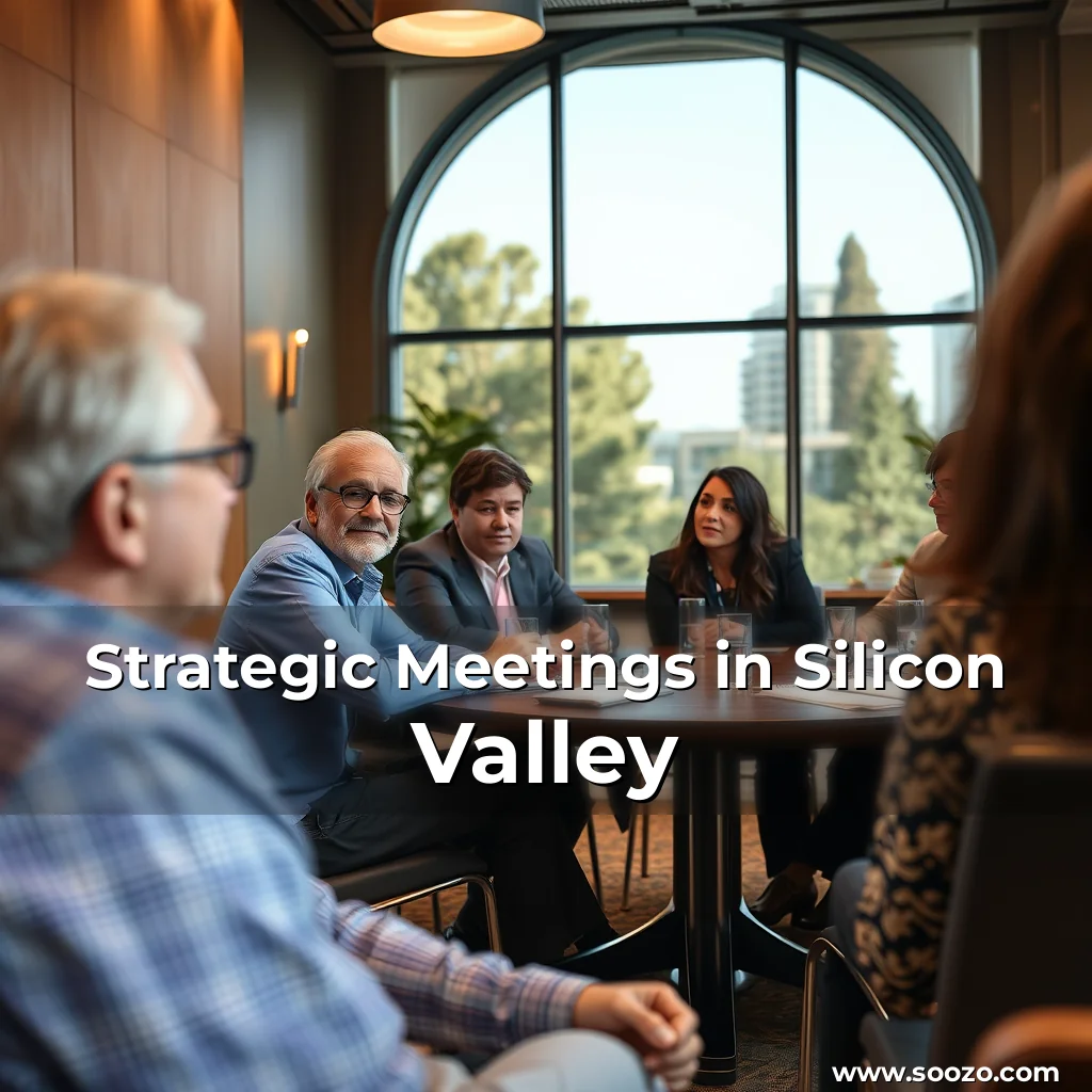 Artistic representation for Strategic Meetings in Silicon Valley