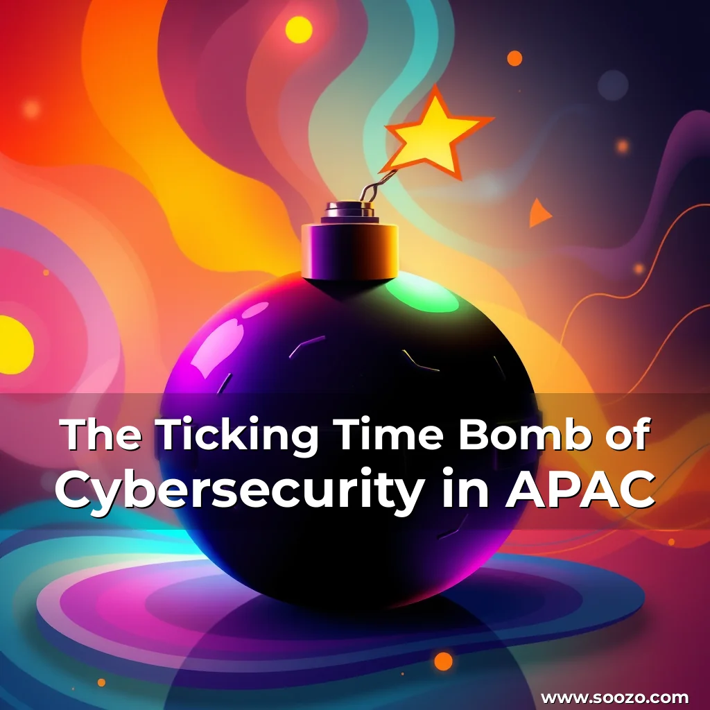 Artistic representation for The Ticking Time Bomb of Cybersecurity in APAC