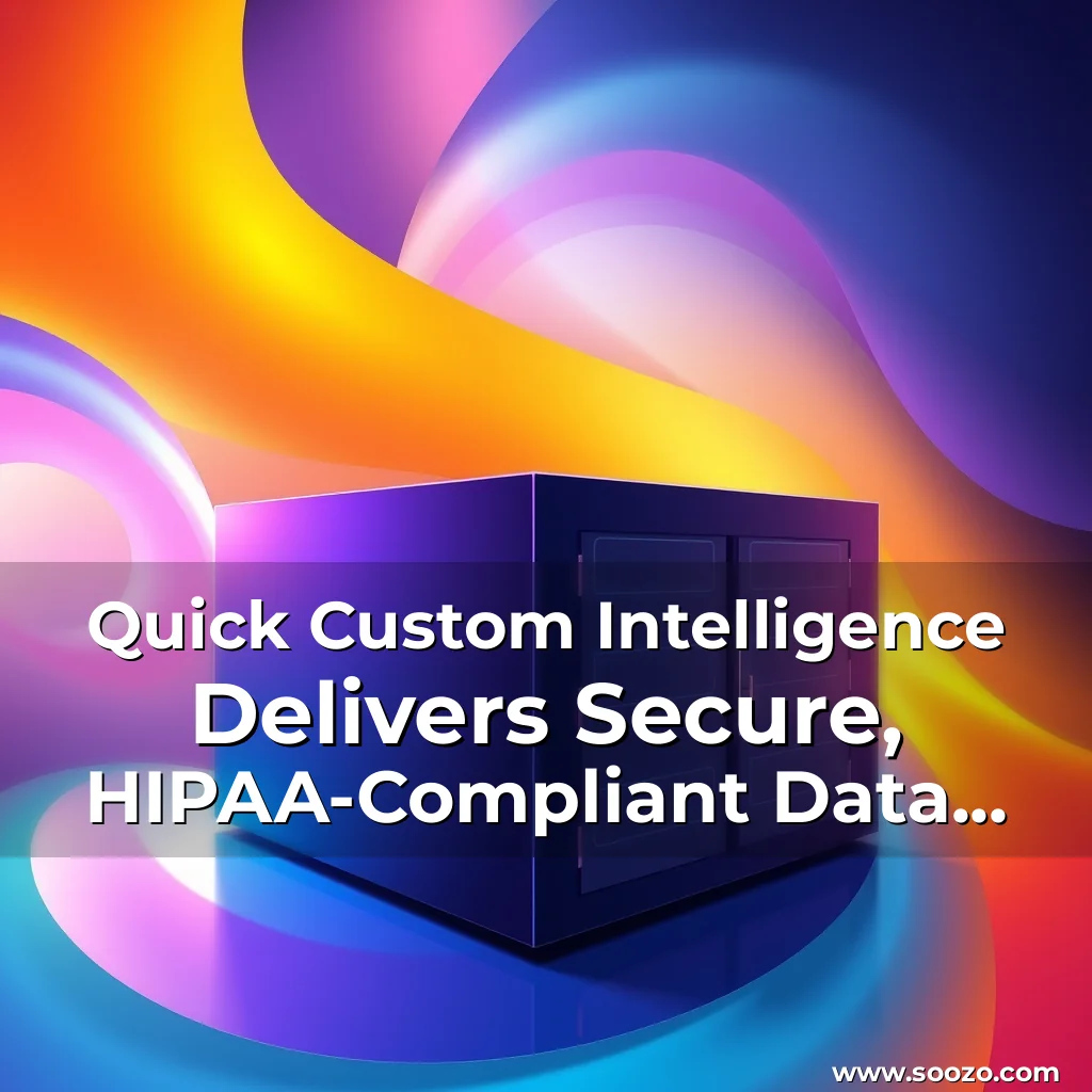 Artistic representation for Quick Custom Intelligence Delivers Secure, HIPAA-Compliant Data Warehouse for Insurance Intermediaries