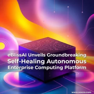 Artistic representation for eBlissAI Unveils Groundbreaking Self-Healing Autonomous Enterprise Computing Platform