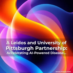 Artistic representation for A Leidos and University of Pittsburgh Partnership: Accelerating AI-Powered Disease Detection and Management