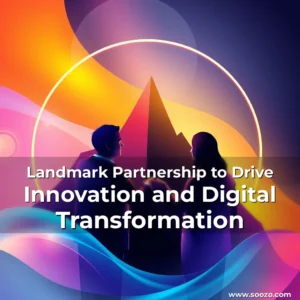 Artistic representation for Landmark Partnership to Drive Innovation and Digital Transformation