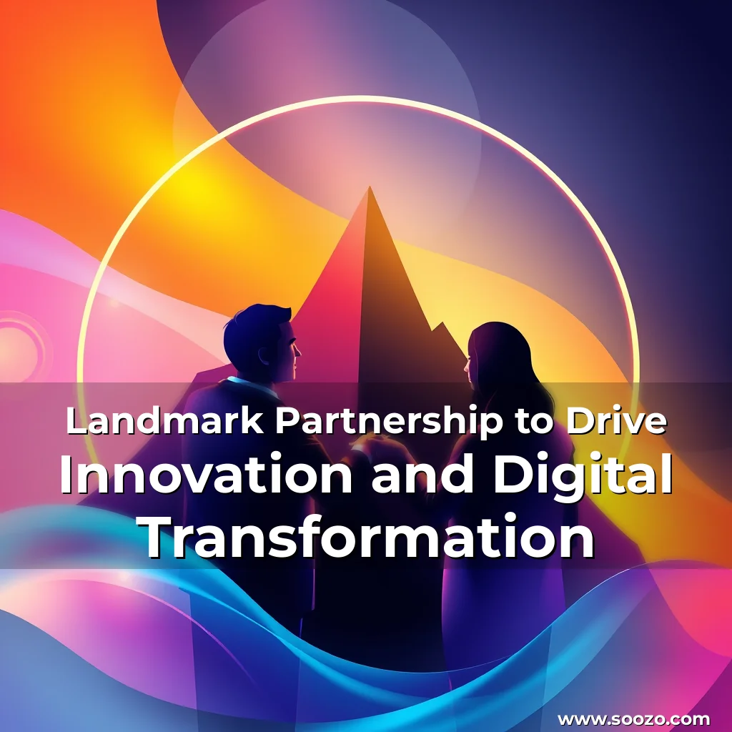 Artistic representation for Landmark Partnership to Drive Innovation and Digital Transformation