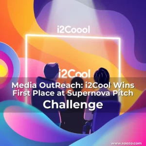 Artistic representation for Media OutReach: i2Cool Wins First Place at Supernova Pitch Challenge