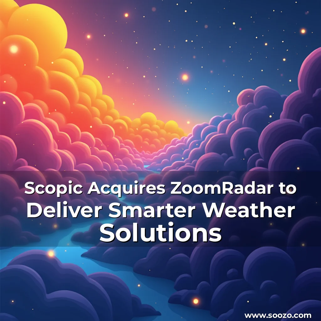 Read more about the article Scopic Acquires ZoomRadar to Deliver Smarter Weather Solutions