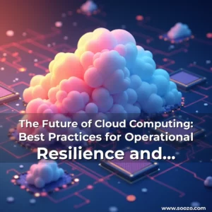 Artistic representation for The Future of Cloud Computing: Best Practices for Operational Resilience and Cost-Effectiveness