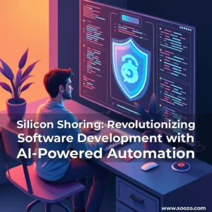 Artistic representation for Silicon Shoring: Revolutionizing Software Development with AI-Powered Automation
