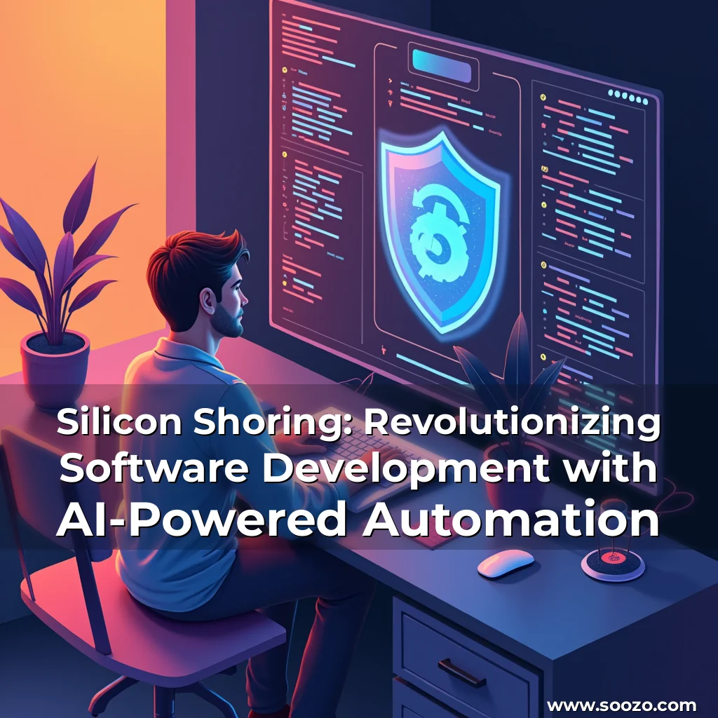 Artistic representation for Silicon Shoring: Revolutionizing Software Development with AI-Powered Automation
