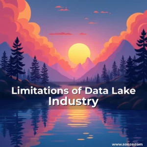 Artistic representation for Limitations of Data Lake Industry