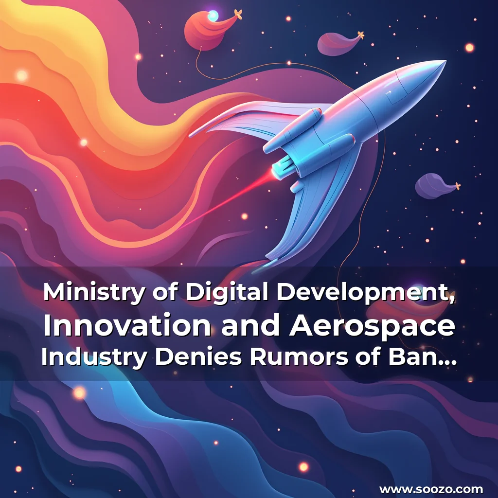 Artistic representation for Ministry of Digital Development, Innovation and Aerospace Industry Denies Rumors of Ban on ChatGPT
