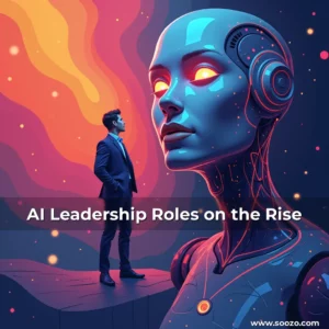 Artistic representation for AI Leadership Roles on the Rise