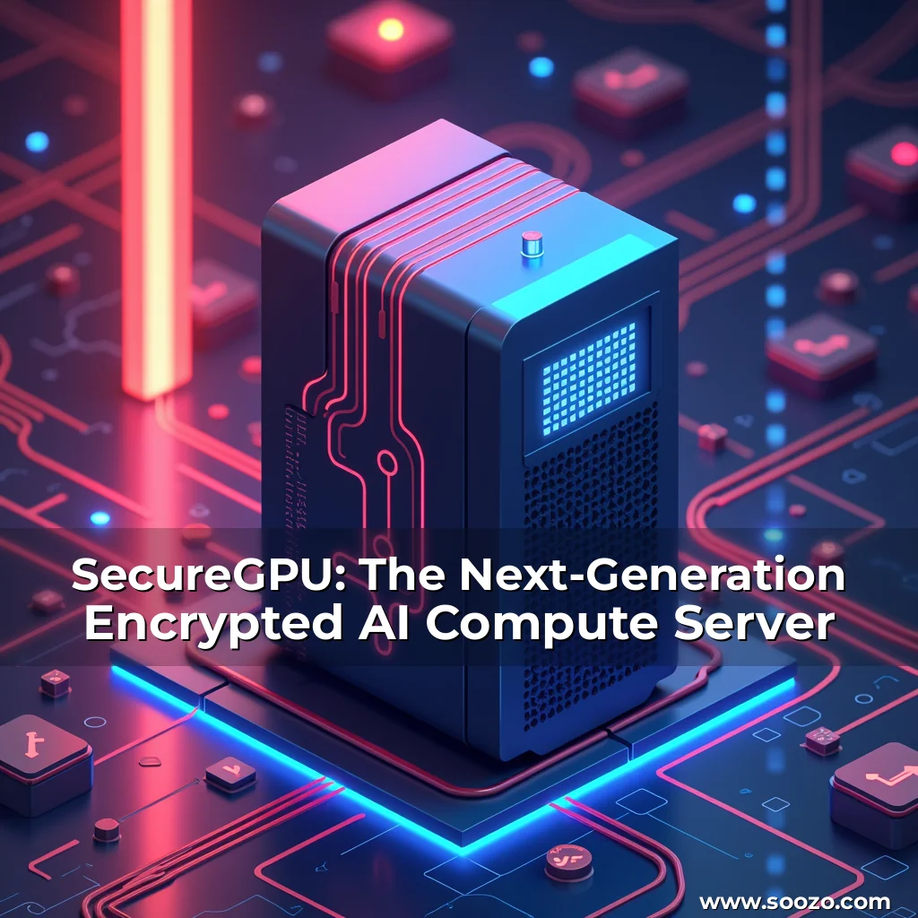Artistic representation for SecureGPU: The Next-Generation Encrypted AI Compute Server