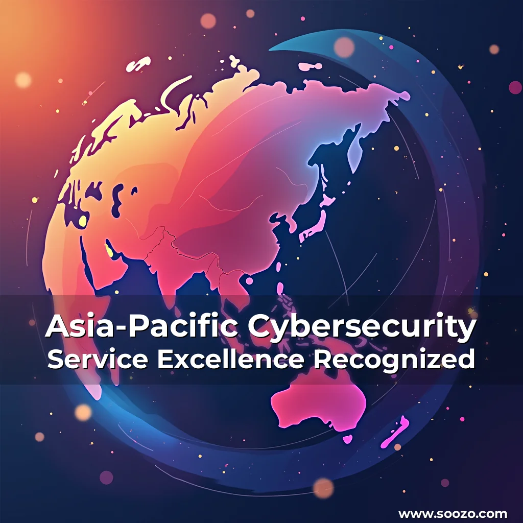 Artistic representation for Asia-Pacific Cybersecurity Service Excellence Recognized