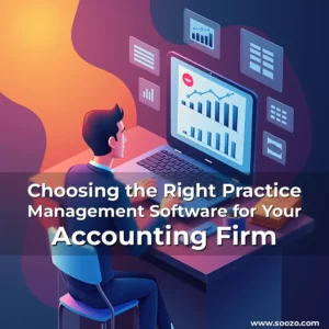 Artistic representation for Choosing the Right Practice Management Software for Your Accounting Firm